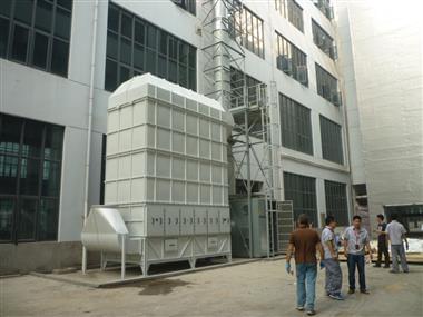 SO.TEC overlooking the East: provided the first air filtration system in China