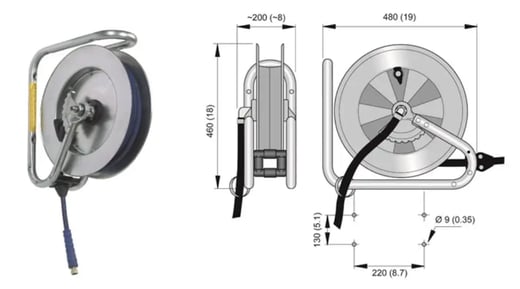 Come scegliere il miglior arrotolatore per tubo aria compressa