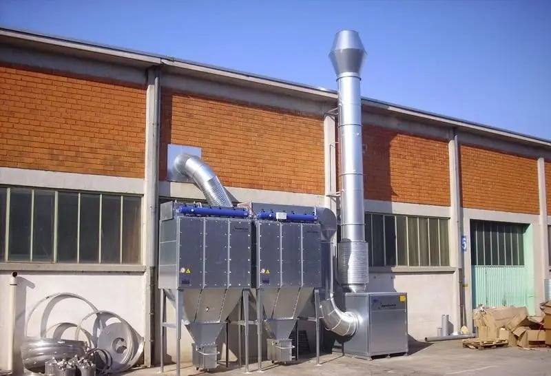 aspiratori industriali per polveri
