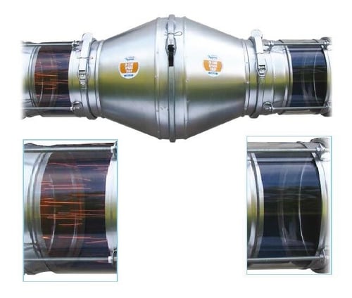 TRAPPOLA PER SCINTILLE SPARK TRAP
