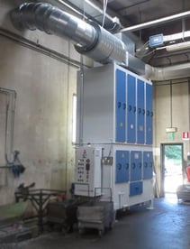 filtre air industriel developpement vertical
