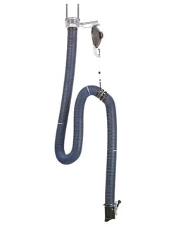 Aspirateur individuel atelier pour gaz d’échappement de véhicules